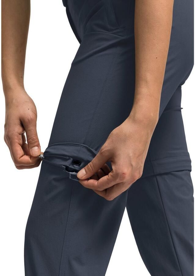 Maier Sports Functionele broek Nata 2 Dames wandelbroek afritsbare outdoorbroek 3 zakken regular fit