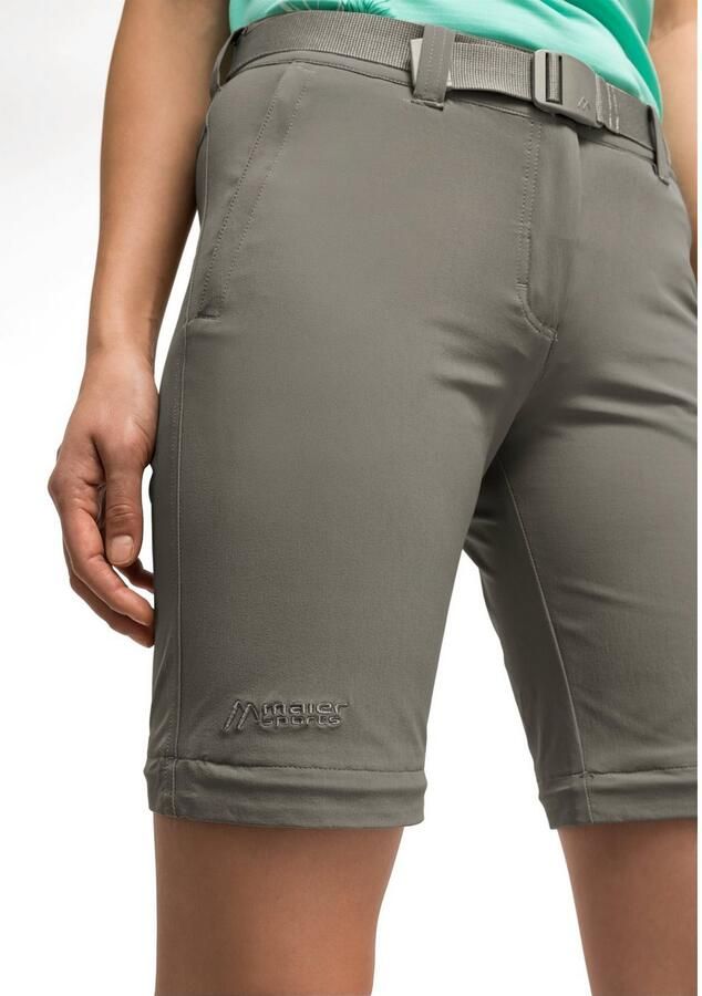 Maier Sports Functionele broek Nata 2 Dames wandelbroek afritsbare outdoorbroek 3 zakken regular fit