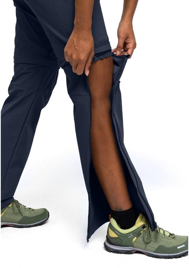 Maier Sports Functionele broek Nata Dames wandelbroek afritsbare outdoorbroek 3 zakken regular fit