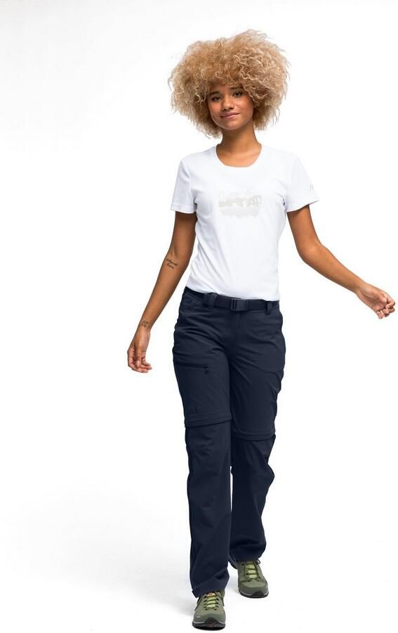 Maier Sports Functionele broek Nata Dames wandelbroek afritsbare outdoorbroek 3 zakken regular fit - Foto 3