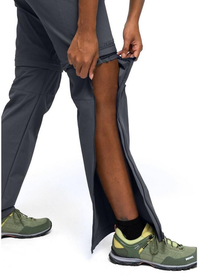 Maier Sports Functionele broek Nata Dames wandelbroek afritsbare outdoorbroek 3 zakken regular fit