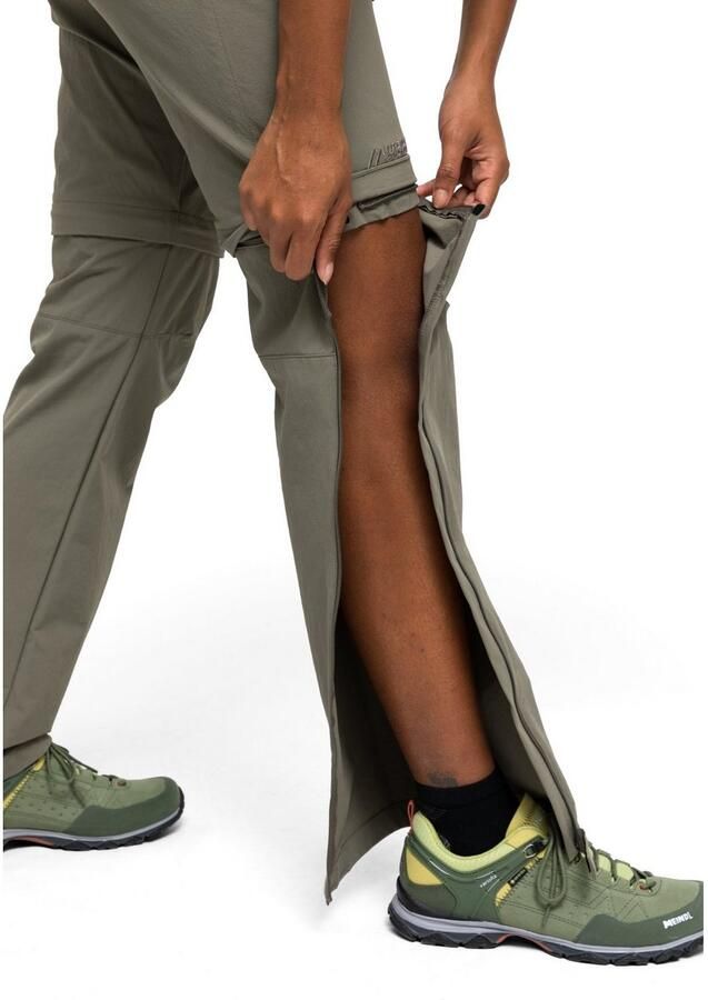 Maier Sports Functionele broek Nata Dames wandelbroek afritsbare outdoorbroek 3 zakken regular fit