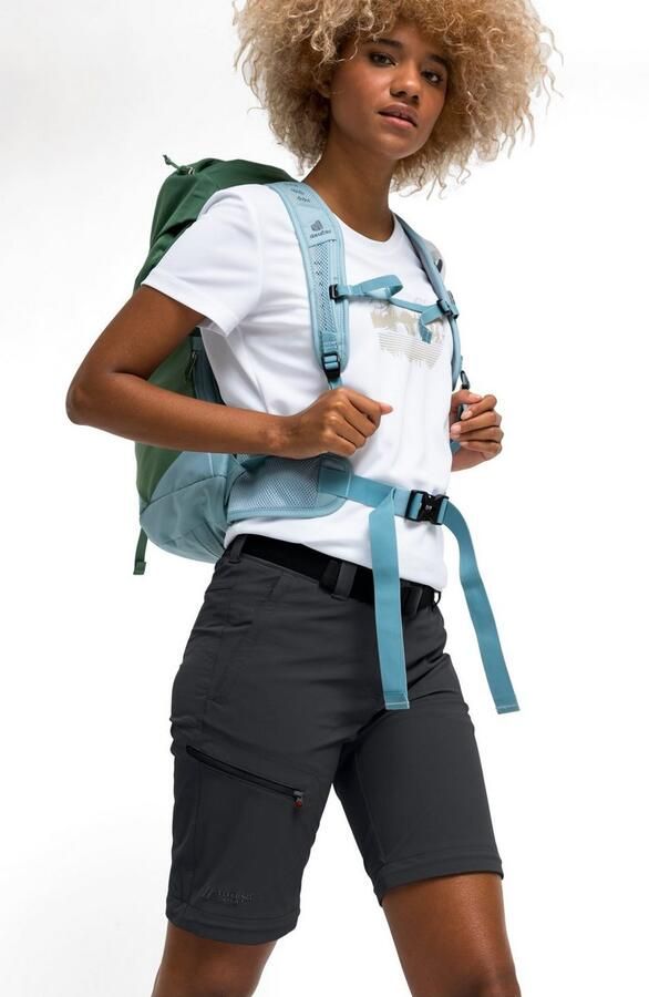 Maier Sports Functionele broek Nata Dames wandelbroek afritsbare outdoorbroek 3 zakken regular fit
