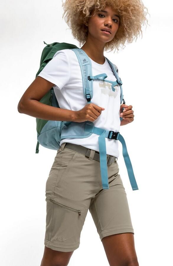 Maier Sports Functionele broek Nata Dames wandelbroek afritsbare outdoorbroek 3 zakken regular fit