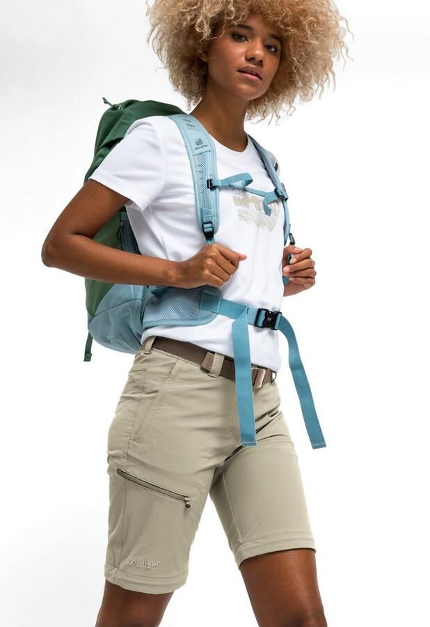Maier Sports Functionele broek Nata Dames wandelbroek afritsbare outdoorbroek 3 zakken regular fit