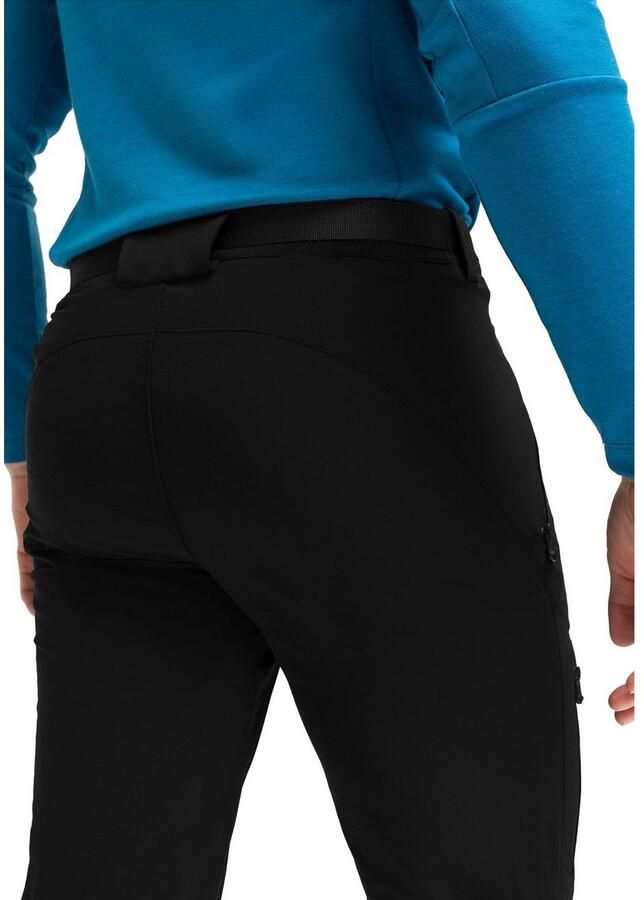 Maier Sports Functionele broek Naturno Heren outdoorbroek robuuste trekkingbroek 3 zakken en riem