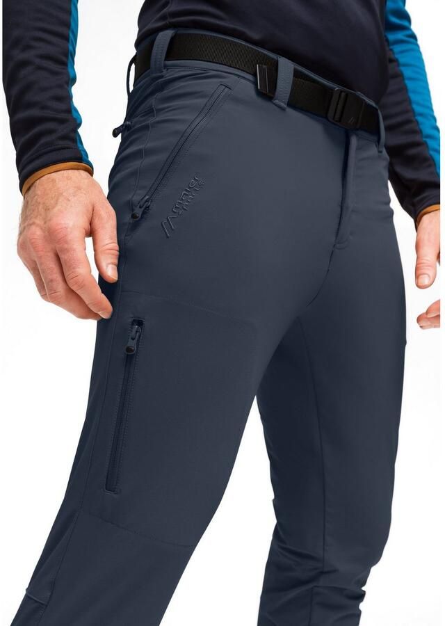 Maier Sports Functionele broek Naturno slim Heren wandbroek elastische trekkingbroek 4 zakken Slim Fit