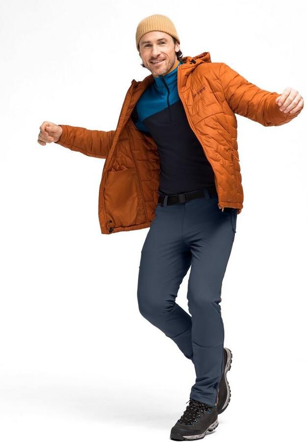 Maier Sports Functionele broek Naturno slim Heren wandbroek elastische trekkingbroek 4 zakken Slim Fit - Foto 3