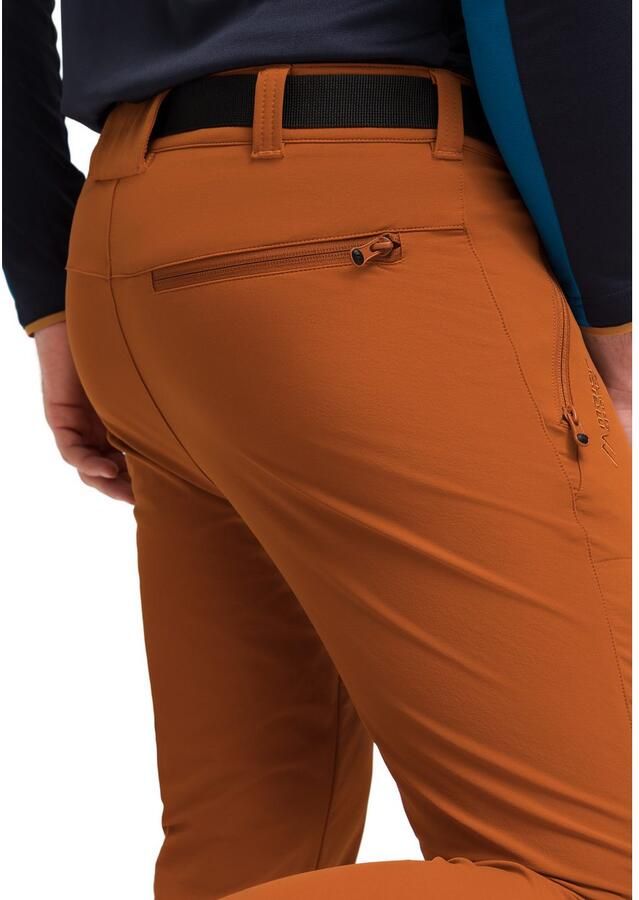 Maier Sports Functionele broek Naturno slim Heren wandbroek elastische trekkingbroek 4 zakken Slim Fit