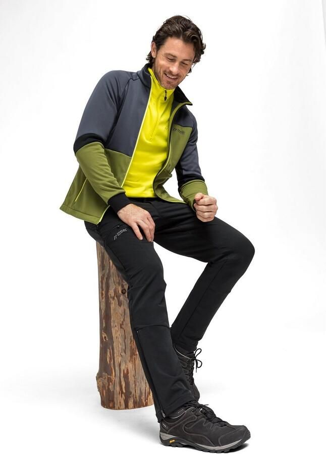 Maier Sports Functionele broek Norit winter M Heren winter trekkingbroek ademende outdoorbroek regular fit