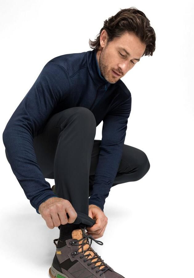 Maier Sports Functionele broek Perlit M warme heren softshellbroek winter outdoorbroek winddicht regular fit - Foto 4