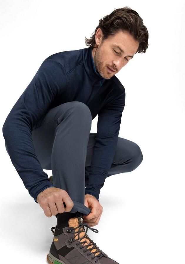 Maier Sports Functionele broek Perlit M warme heren softshellbroek winter outdoorbroek winddicht regular fit - Foto 4