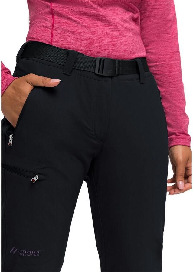 Maier Sports Functionele broek Rechberg Dames outdoorbroek gevoerd wandelbroek met 4 ritszakken regular fit - Foto 4