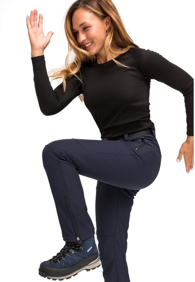 Maier Sports Functionele broek Tech Pants W Warme softshell-broek elastisch en winddicht - Foto 3