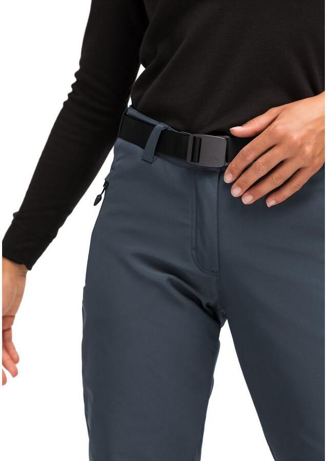 Maier Sports Functionele broek Tech Pants W Warme softshell-broek elastisch en winddicht