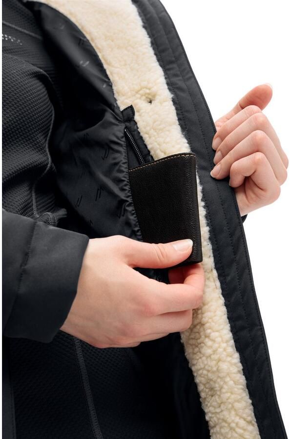 Maier Sports Functionele jas LAERKE Dames mantel outdoor mantel wind waterdicht 4 ruime zakken