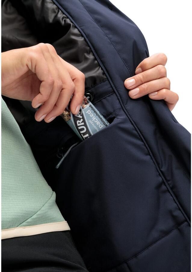 Maier Sports Functionele jas Metor Coat W Dames mantel outdoor mantel wind waterdicht 4 ruime zakken