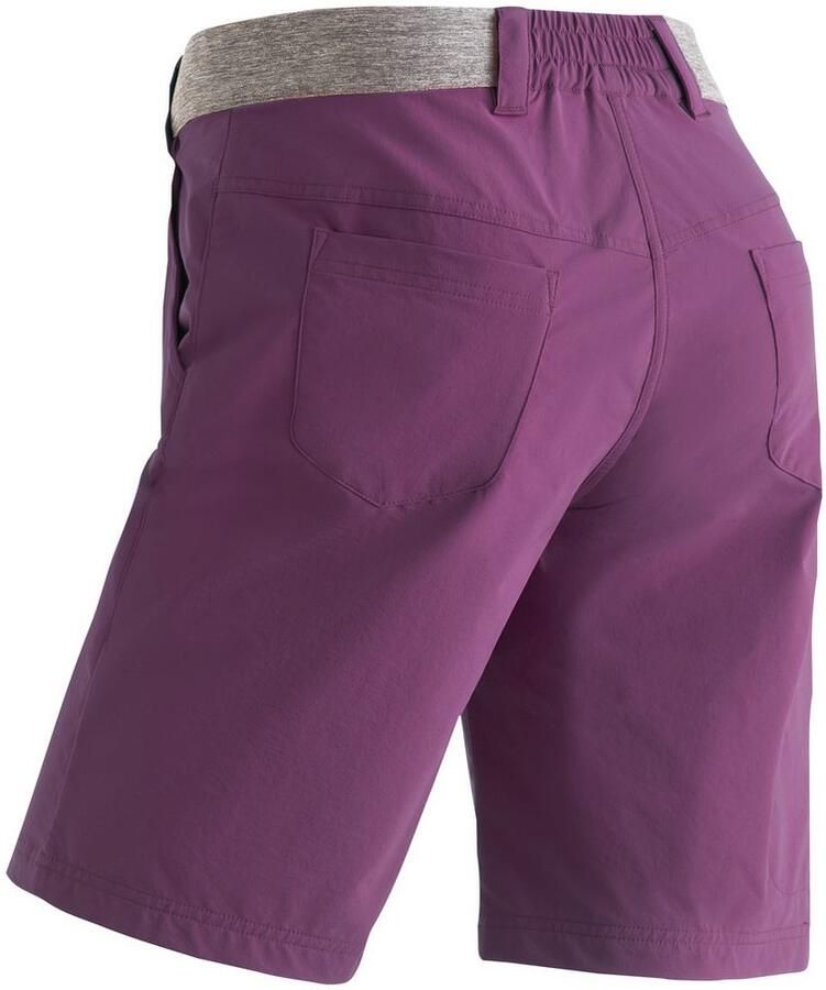 Maier Sports Functionele short Norit Short W Dames shorts korte outdoor-broek bermuda met 5 zakken regular fit