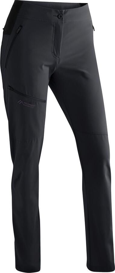 Maier Sports Outdoorbroek Latit Slim Vario W Dames wandelbroek lange outdoorbroek trekkingbroek slim