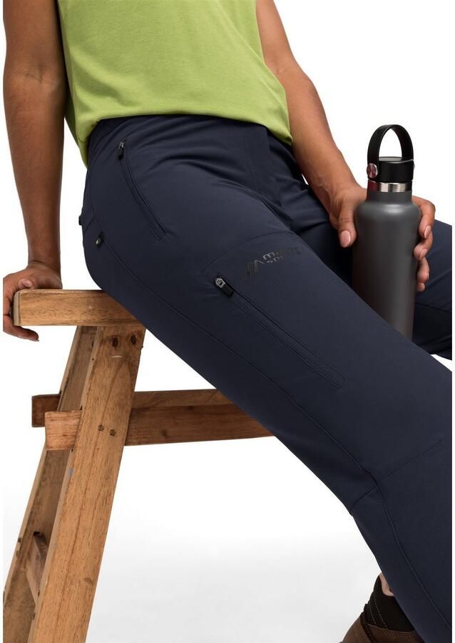 Maier Sports Outdoorbroek Latit slim W Dames wandelbroek lange outdoorbroek trekkingbroek slim