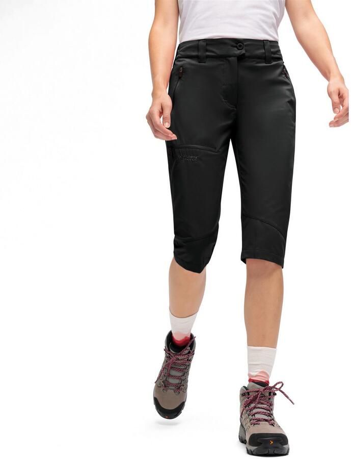 Maier Sports Outdoorbroek Lulaka capri loop Dames wandelbroek elastische functionele broek met 3 zakken regular fit