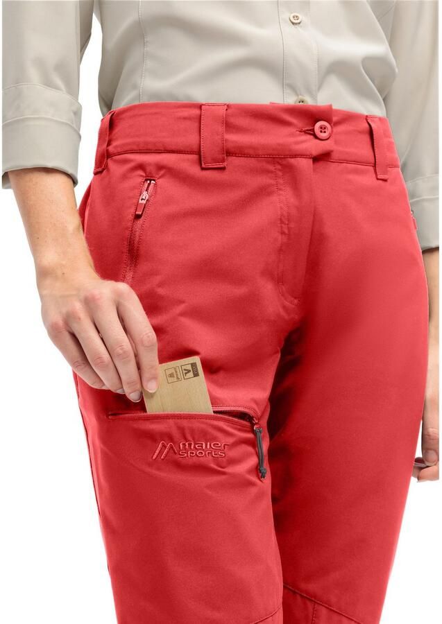 Maier Sports Outdoorbroek Lulaka loop Dames wandelbroek functionele broek met zakken + riem regular fit - Foto 2