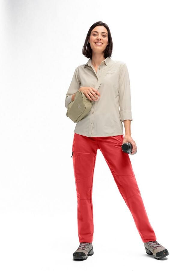 Maier Sports Outdoorbroek Lulaka loop Dames wandelbroek functionele broek met zakken + riem regular fit - Foto 5