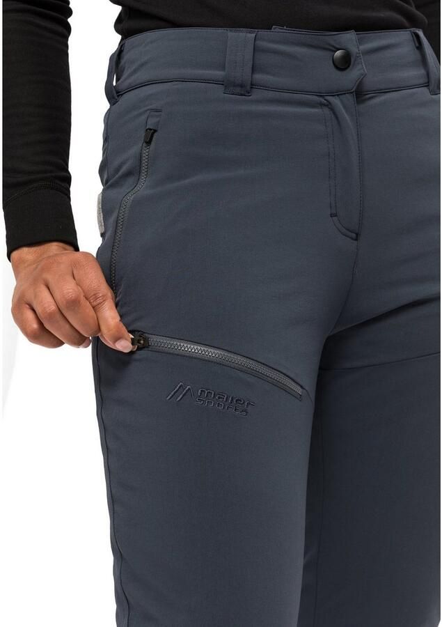 Maier Sports Outdoorbroek Lulaka Wool Dames winter wandelbroek functionele broek met wolwattering