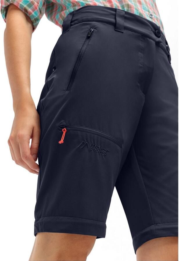 Maier Sports Outdoorbroek Nata Zip Loop Dames wandelbroek zip-off functionele broek 3 zakken regular fit - Foto 4