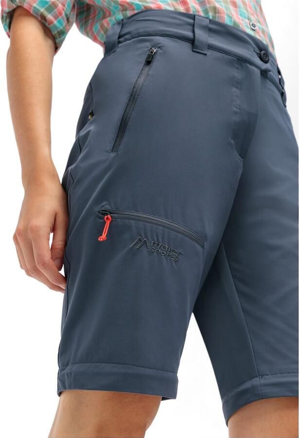Maier Sports Outdoorbroek Nata Zip Loop Dames wandelbroek zip-off functionele broek 3 zakken regular fit - Foto 4