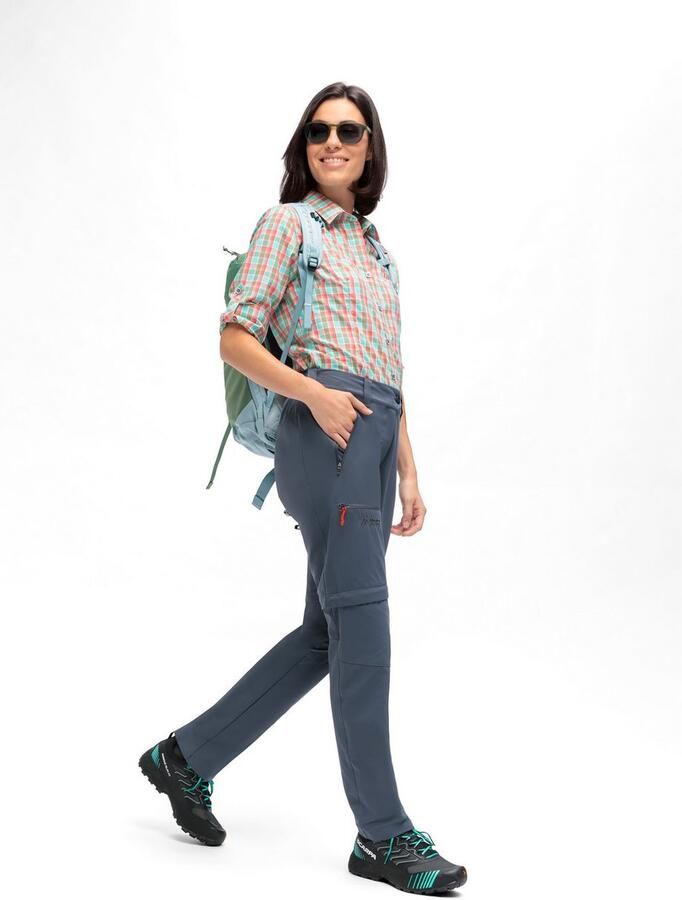 Maier Sports Outdoorbroek Nata Zip Loop Dames wandelbroek zip-off functionele broek 3 zakken regular fit