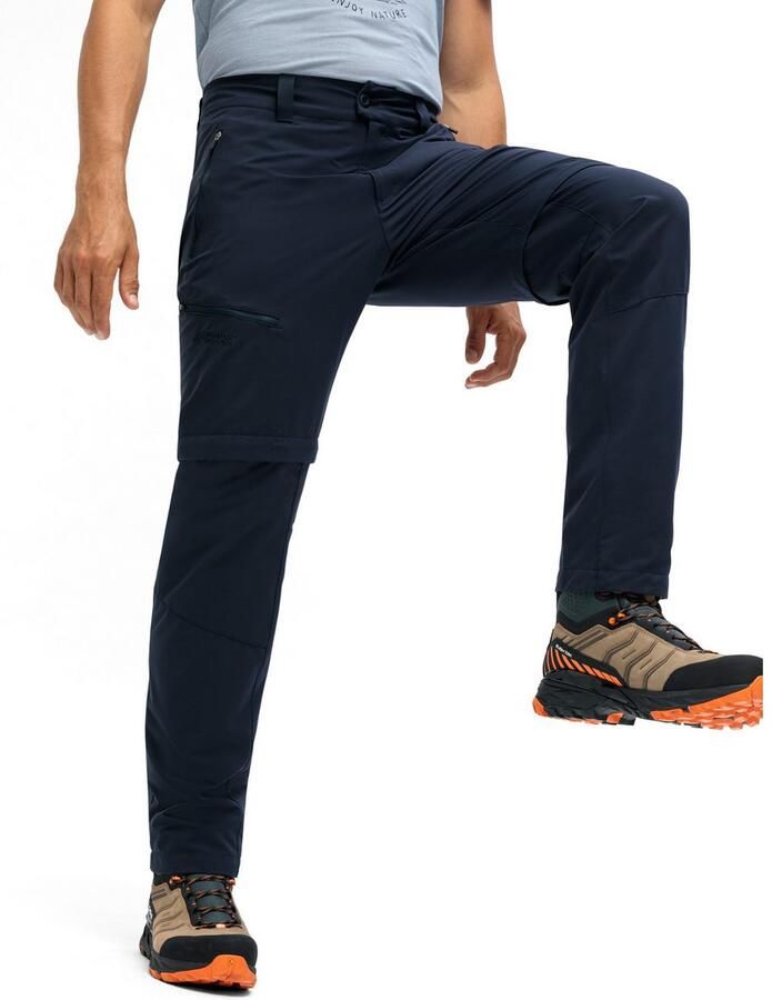 Maier Sports Outdoorbroek Tajo Zip Loop Heren wandelbroek zip-off functionele broek 4 zakken regular fit