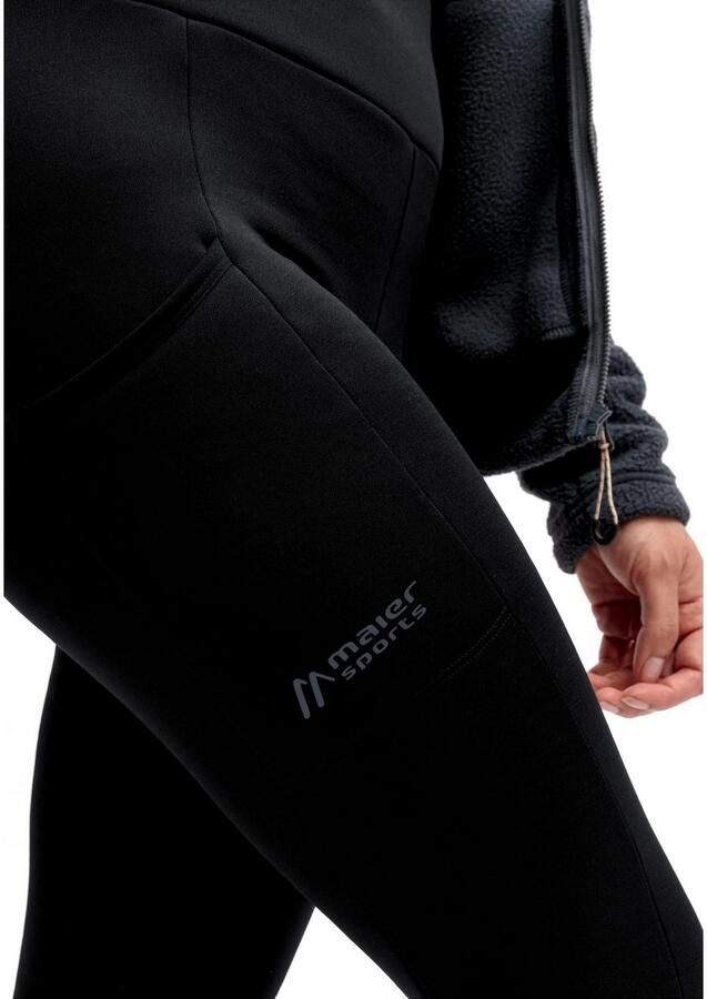 Maier Sports Outdoorbroek WinterWrap W ademende dames tight 4-way-stretch