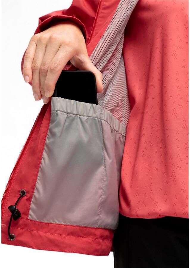 Maier Sports Outdoorjack Brocken W Dames jacke waterdicht functionele jas met 2 buitenzakken + binnenzak - Foto 4