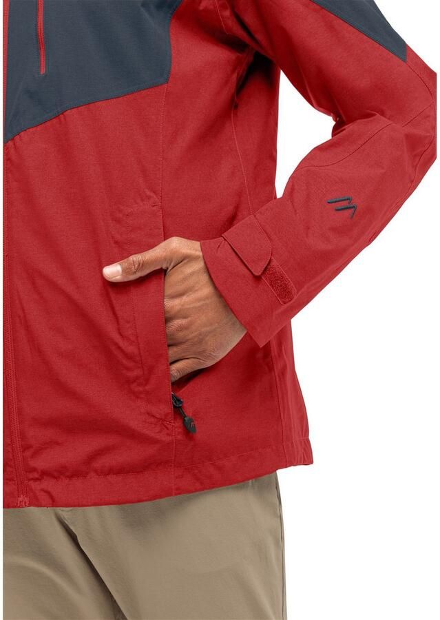 Maier Sports Outdoorjack Halny rec M Heren functionele jas waterdichte regenjas met capuchon wandeljas - Foto 2