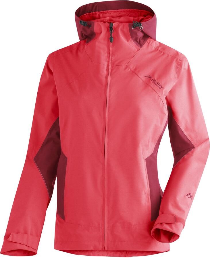 Maier Sports Outdoorjack Partu rec W Dames functionele jas waterdichte regenjas met capuchon wandeljas