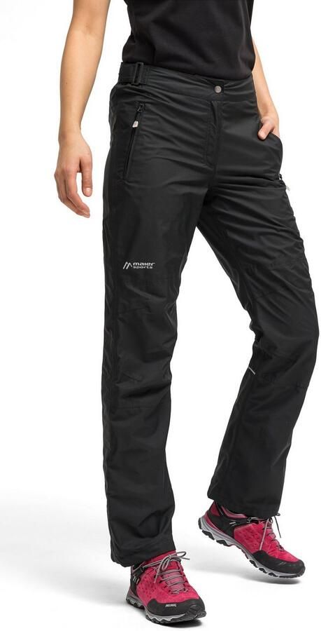 Maier Sports Regenbroek Raindrop L Dames outdoorbroek waterdicht en winddicht ook als overbroek te gebruiken - Foto 6