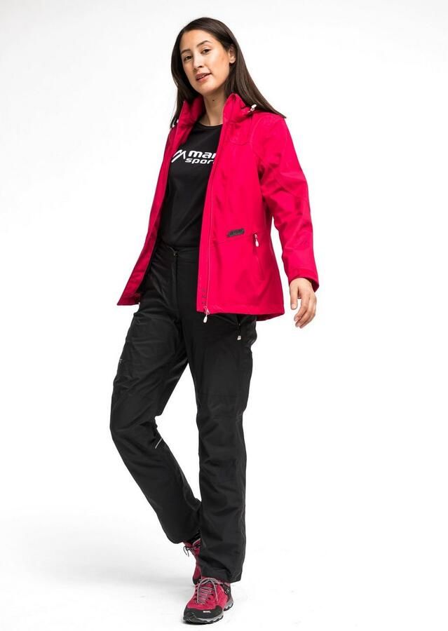 Maier Sports Regenbroek Raindrop L Dames outdoorbroek waterdicht en winddicht ook als overbroek te gebruiken