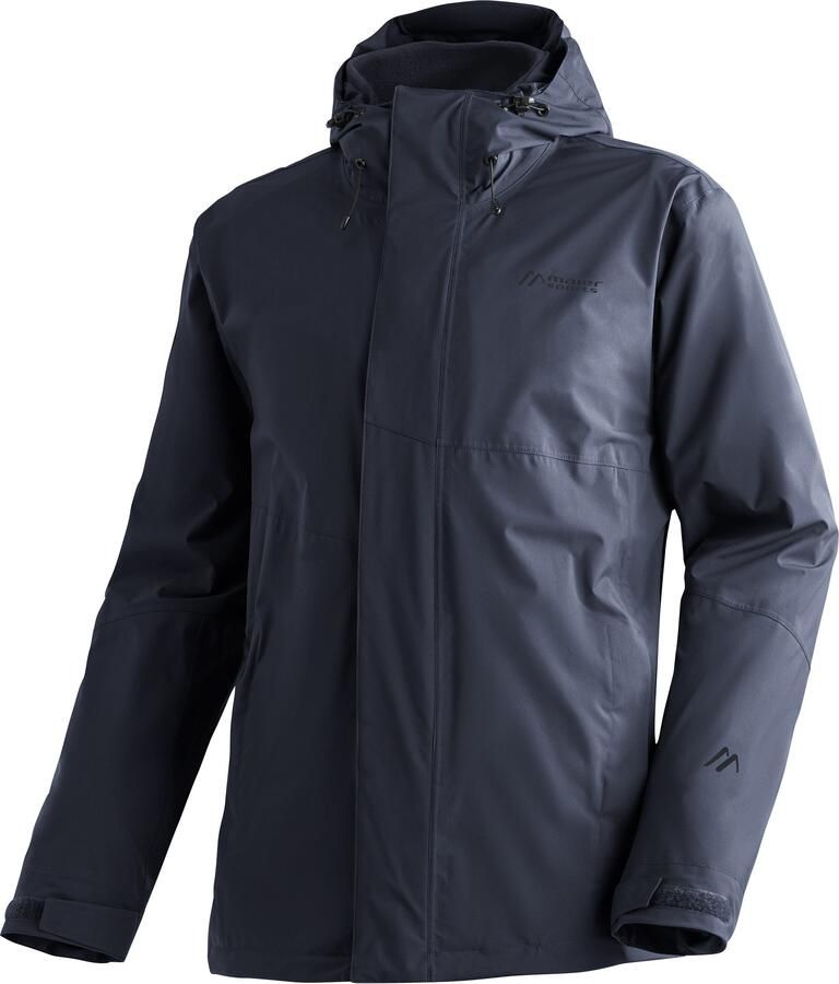Maier Sports Regenjack Metor 3in1 M warm heren jack met capuchon winterjack waterdicht ademend - Foto 4