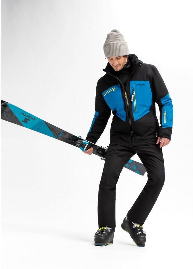 Maier Sports Ski-jack Beskid Heren winterjack met ritszakken en capuchon waterdicht - Foto 2