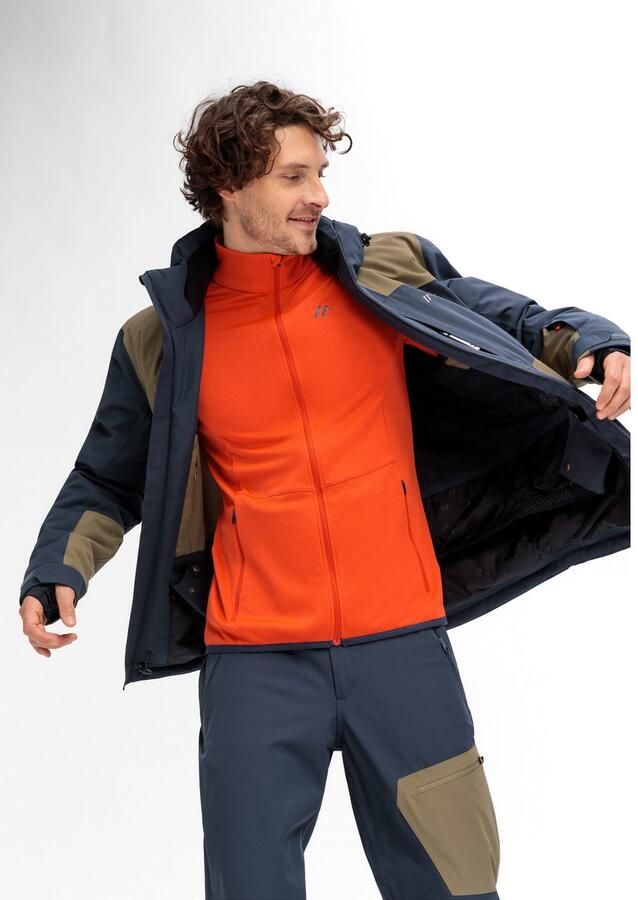 Maier Sports Ski-jack Bukovel Heren winterjack met ritszakken en capuchon waterdicht - Foto 4