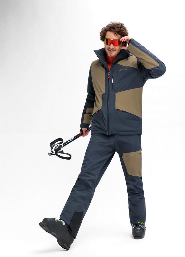 Maier Sports Ski-jack Bukovel Heren winterjack met ritszakken en capuchon waterdicht - Foto 2