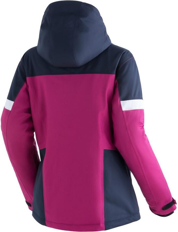Maier Sports Ski-jack Hanni Dames winterjack waterdicht 3 ritszakken en capuchon regular fit