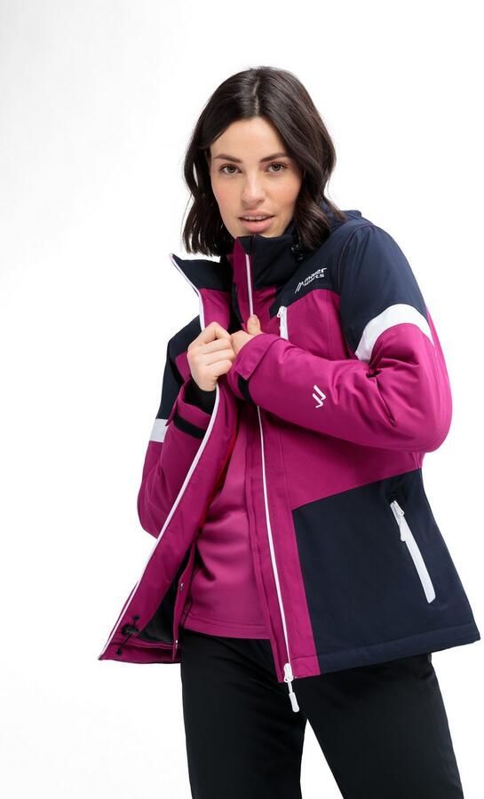 Maier Sports Ski-jack Hanni Dames winterjack waterdicht 3 ritszakken en capuchon regular fit - Foto 4