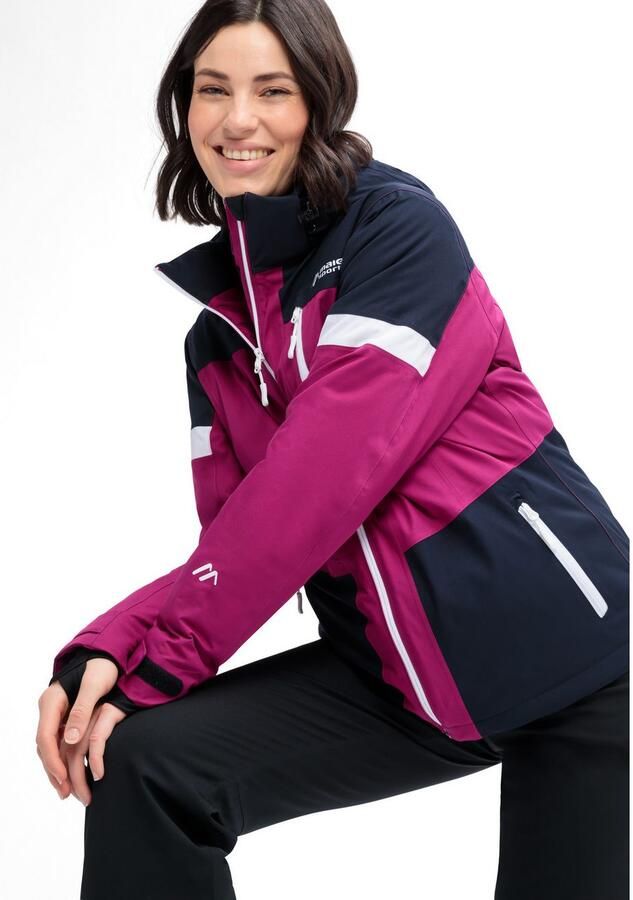 Maier Sports Ski-jack Hanni Dames winterjack waterdicht 3 ritszakken en capuchon regular fit - Foto 3