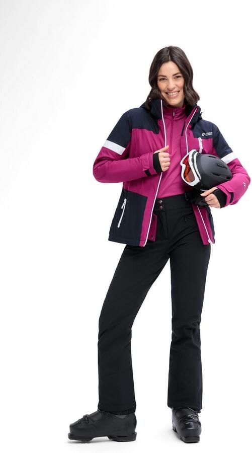 Maier Sports Ski-jack Hanni Dames winterjack waterdicht 3 ritszakken en capuchon regular fit - Foto 5