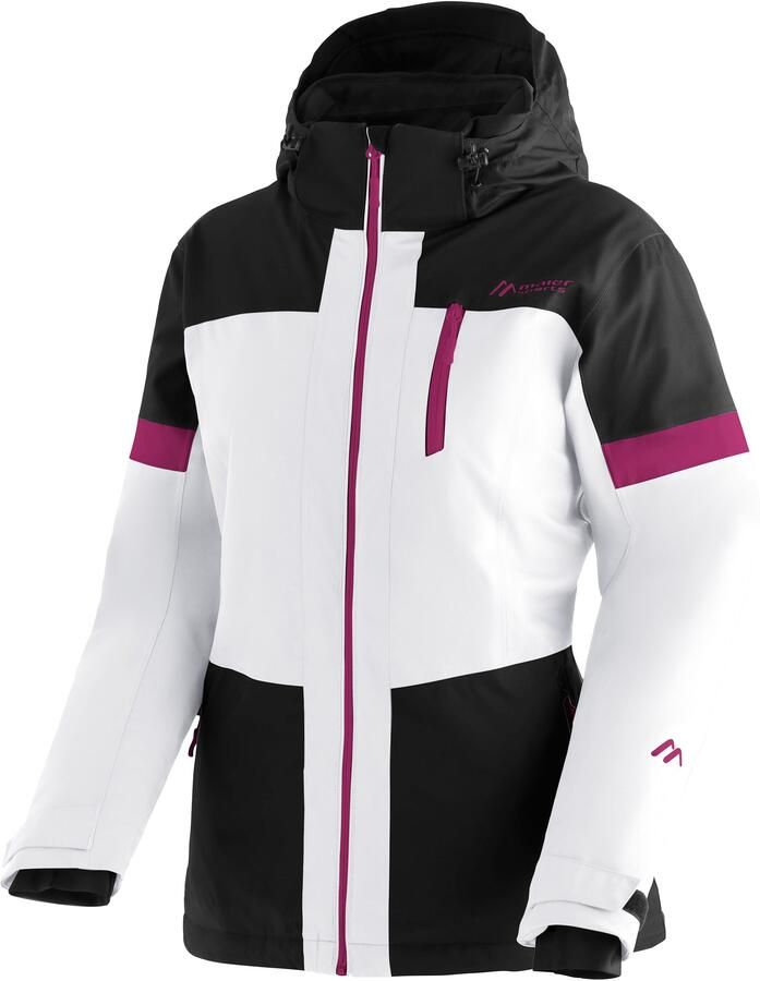 Maier Sports Ski-jack Hanni Dames winterjack waterdicht 3 ritszakken en capuchon regular fit - Foto 3