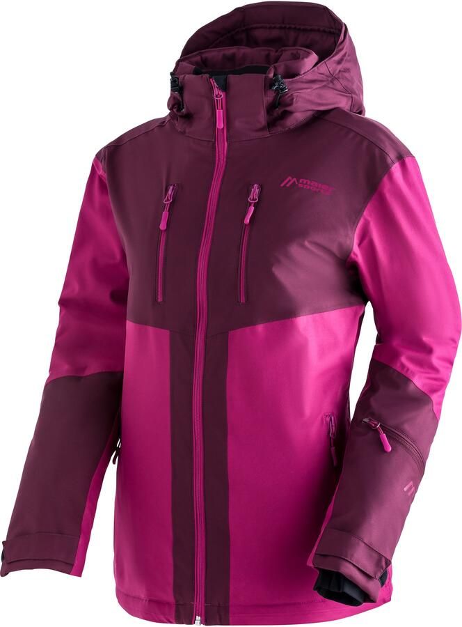 Maier Sports Ski-jack Ina Dames winterjack waterdicht 5 ritszakken en capuchon regular fit - Foto 8