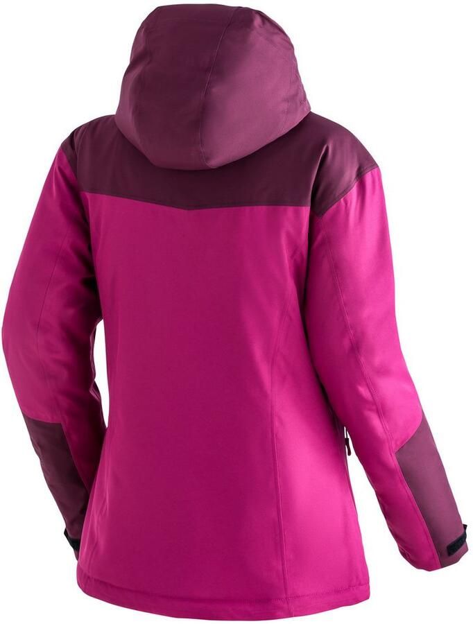 Maier Sports Ski-jack Ina Dames winterjack waterdicht 5 ritszakken en capuchon regular fit
