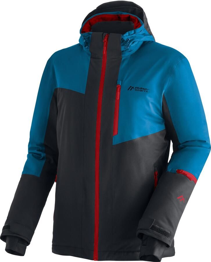 Maier Sports Ski-jack MONZABON M 2.0 Heren winterjack waterdicht 3 ritszakken en capuchon regular fit - Foto 3